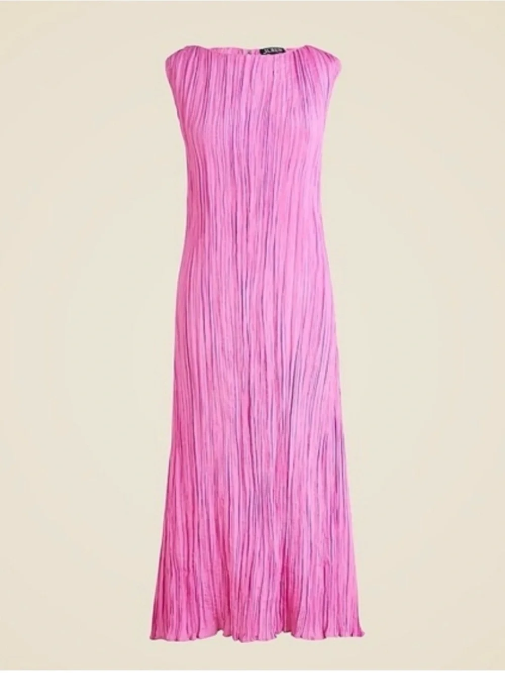 J Crew Sleeveless Pink/lilac Sheath Midi Dress